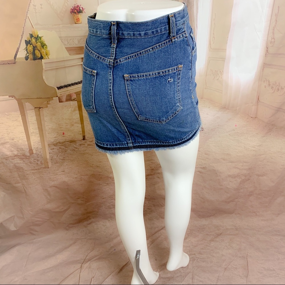 Rag & Bone Dive Mini Skirt in Fringed - Picture 5 of 11